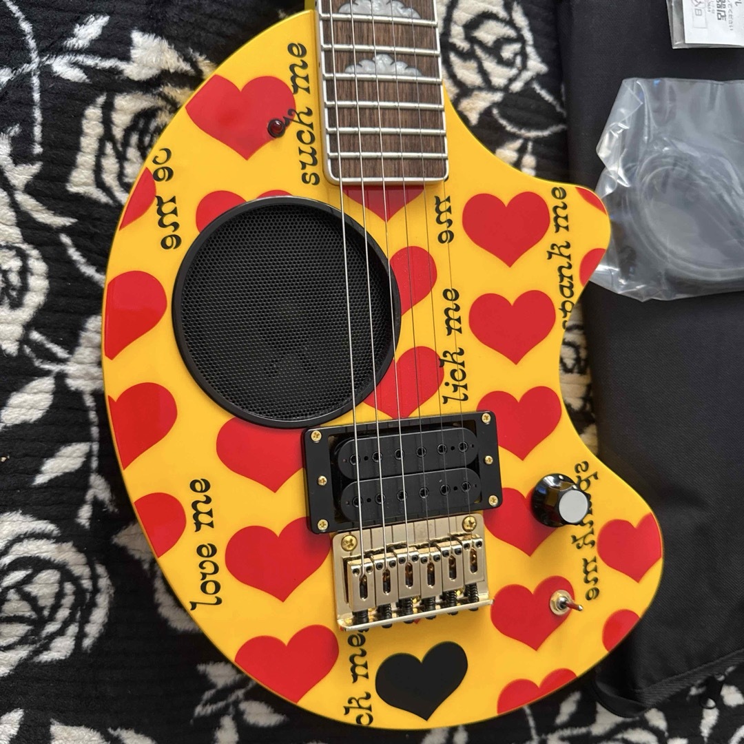 Fernandes - 極美品!FERNANDES YELLOW HEART-ZO ZO-3 hideの Fernandes - 極美品!FERNANDES YELLOW HEART-ZO ZO-3 hideの