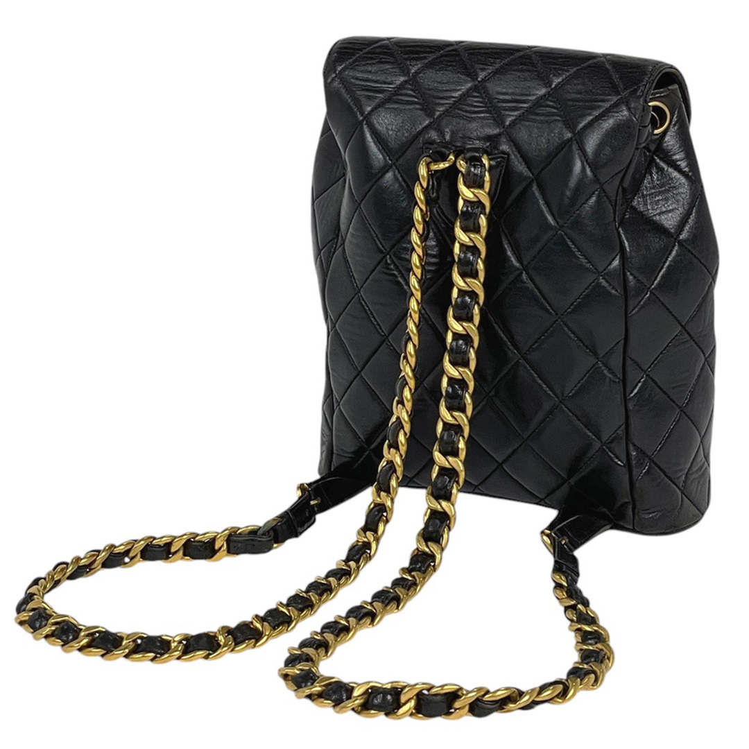 CHANEL - シャネル ココマーク チェーン リュックサック CHANEL - シャネル ココマーク チェーン リュックサック