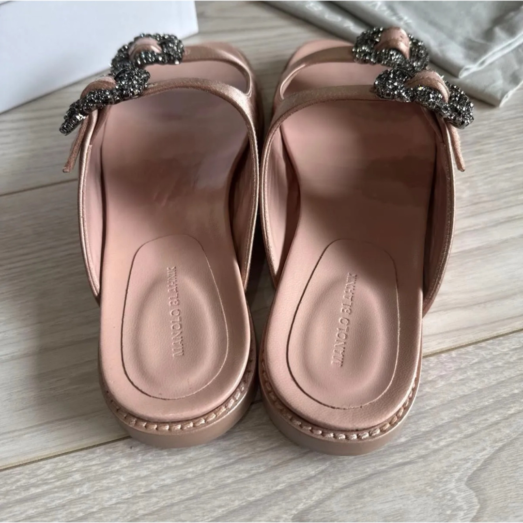 MANOLO BLAHNIK - 【新品未使用】マノロブラニク ストラス MANOLO BLAHNIK - 【新品未使用】マノロブラニク ストラス