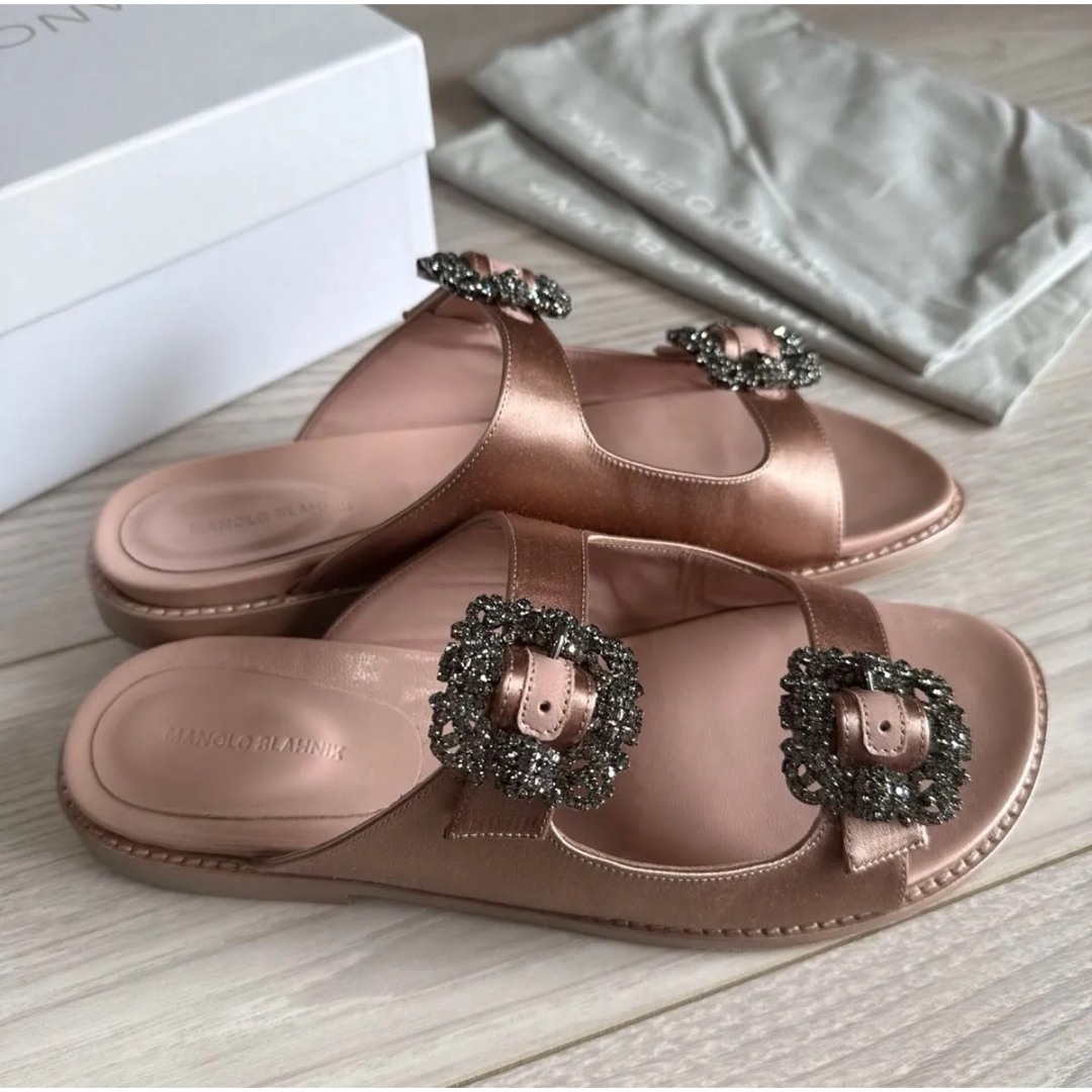 MANOLO BLAHNIK - 【新品未使用】マノロブラニク ストラス MANOLO BLAHNIK - 【新品未使用】マノロブラニク ストラス