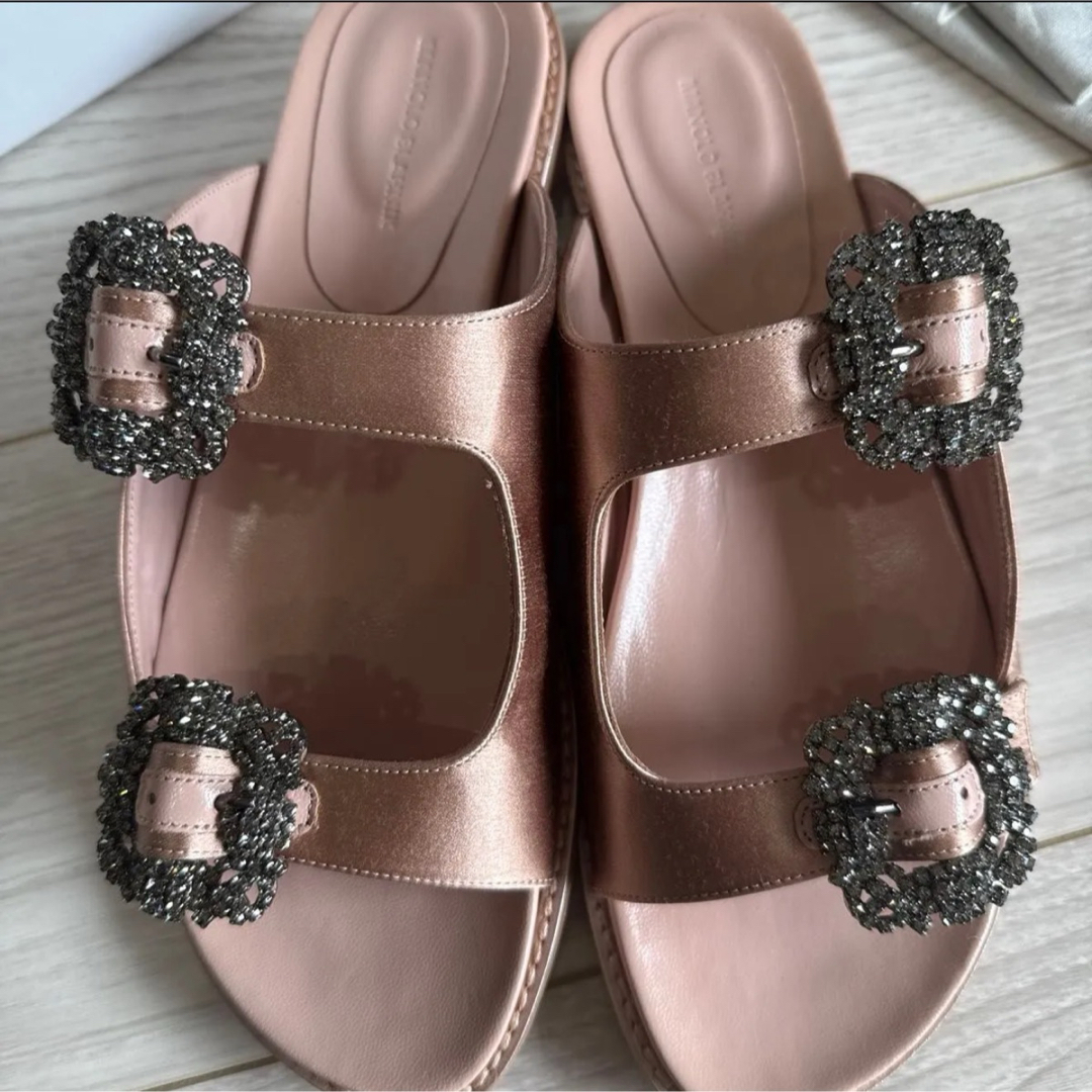 MANOLO BLAHNIK - 【新品未使用】マノロブラニク ストラス MANOLO BLAHNIK - 【新品未使用】マノロブラニク ストラス