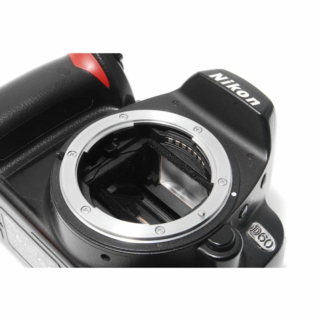 S数わずか555枚♡標準&望遠レンズ Nikon ニコン D60 一眼レフ S数わずか555枚♡標準&望遠レンズ Nikon ニコン D60 一眼レフ