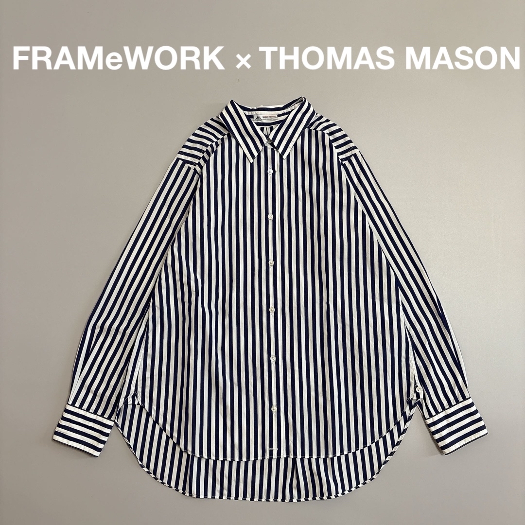 FRAMeWORK - FRAMeWORK フレームワーク THOMAS MASON 2WAYシャツ FRAMeWORK - FRAMeWORK フレームワーク THOMAS MASON 2WAYシャツ