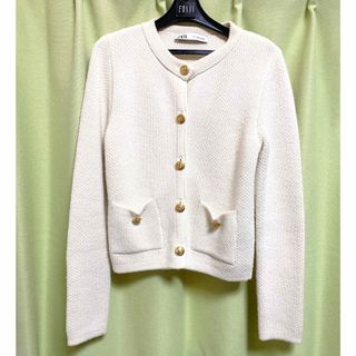 ZARA - 値下げ❣️ZARAニットカーディガンの通販 by もも's shop ZARA - 値下げ❣️ZARAニットカーディガンの通販 by もも's shop