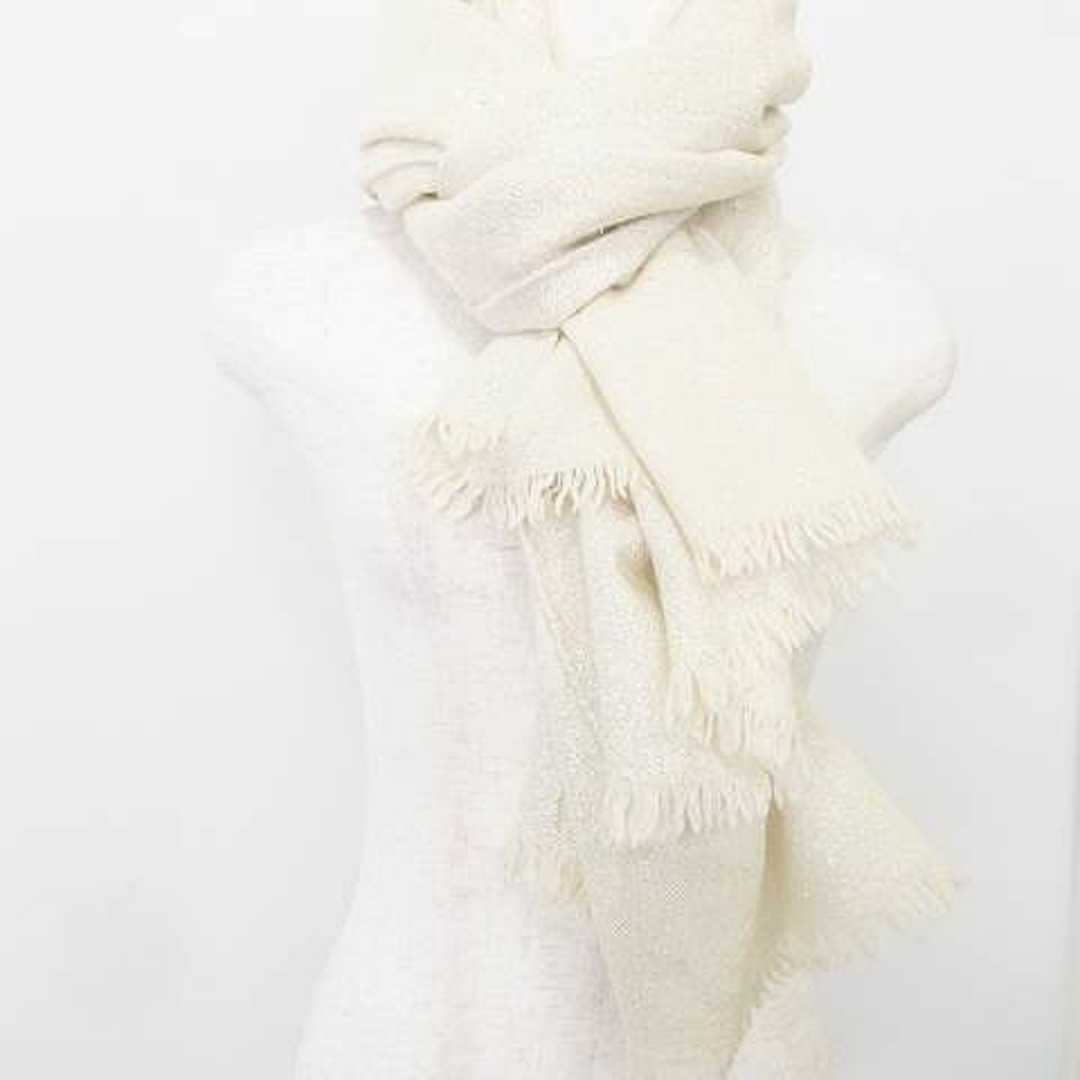 FENDI - フェンディ FENDI 美品 ラメ マフラー ストール ズッカ FENDI - フェンディ FENDI 美品 ラメ マフラー ストール ズッカ
