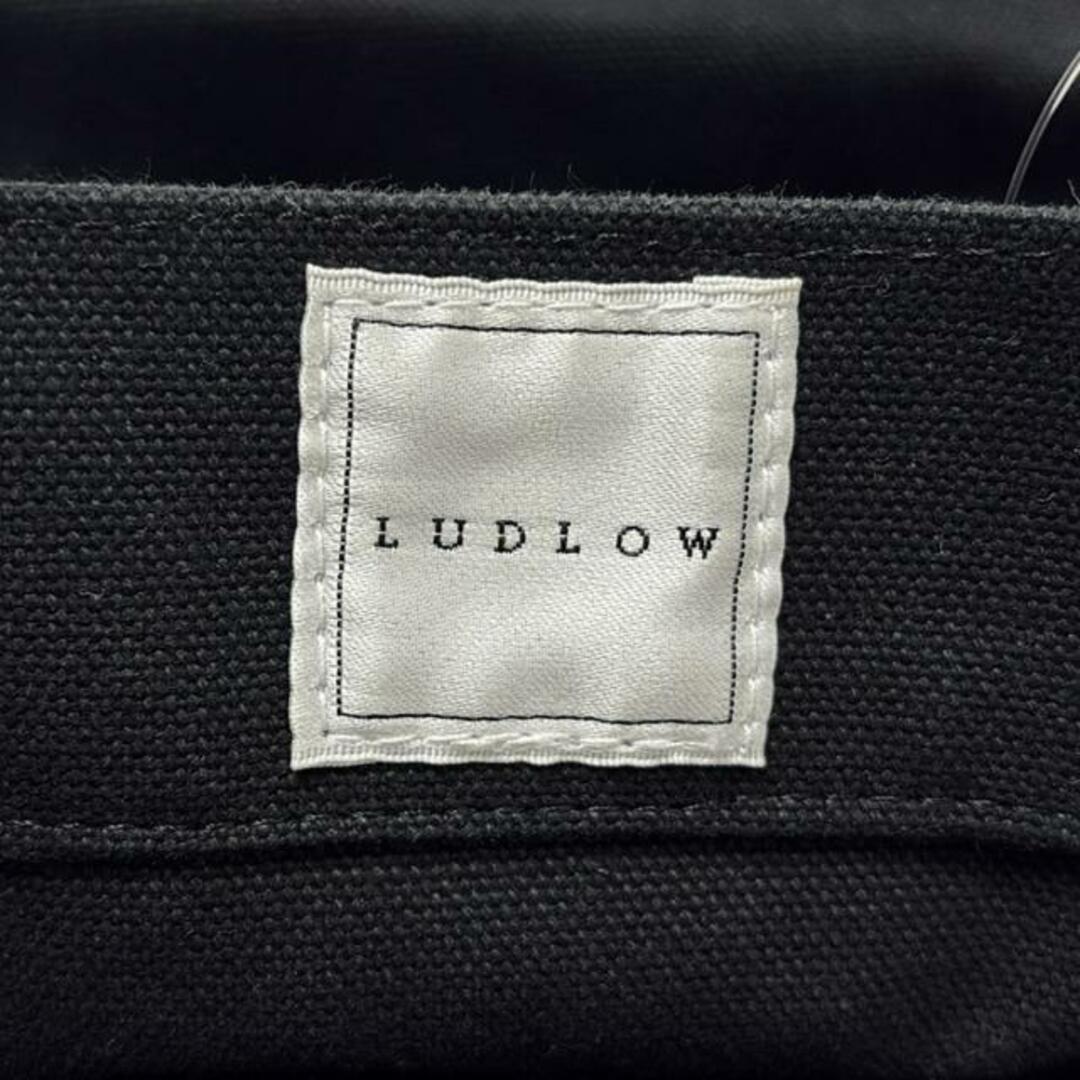 LUDLOW - LUDLOW(ラドロー) トートバッグ - 黒 フリル/ミニ LUDLOW - LUDLOW(ラドロー) トートバッグ - 黒 フリル/ミニ