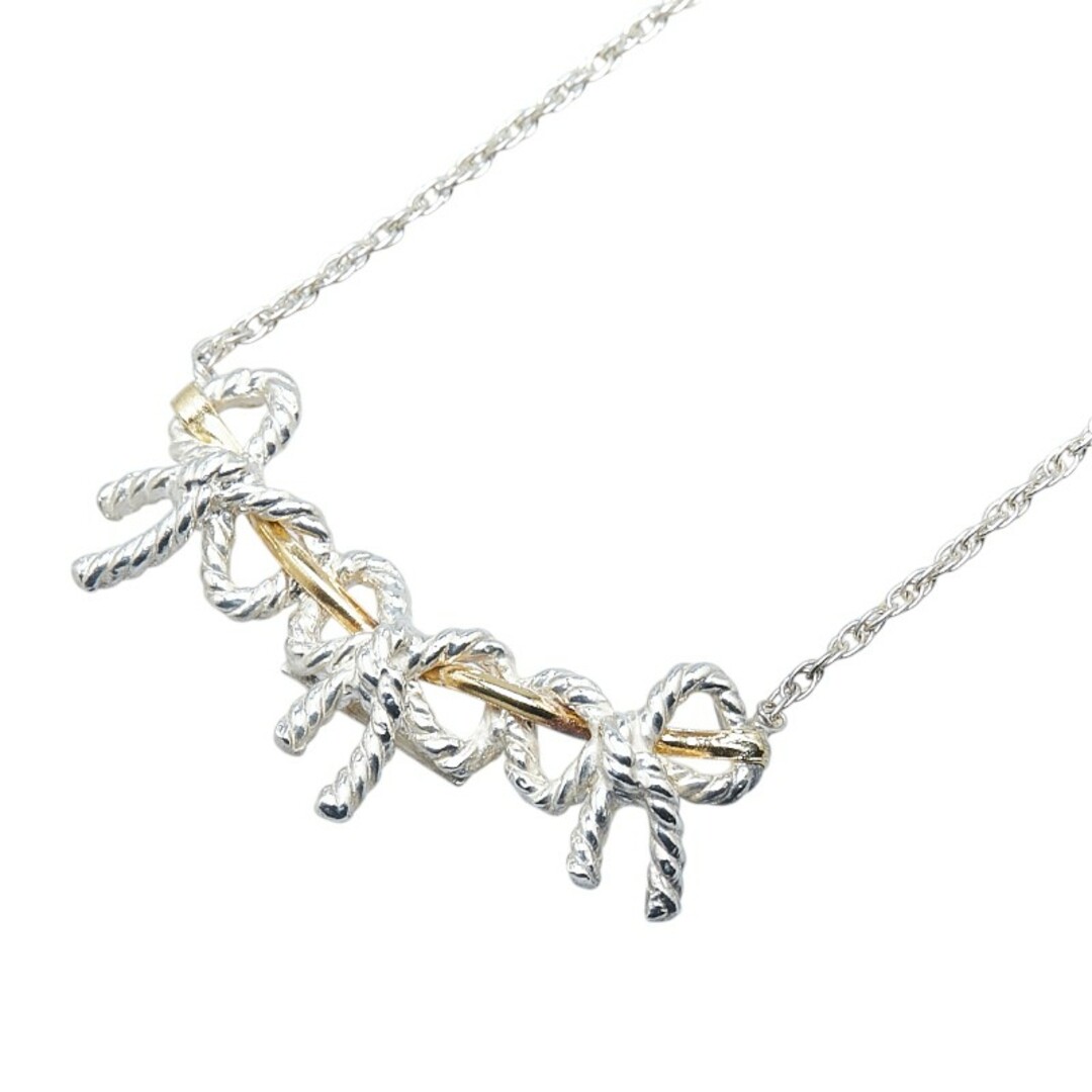 Tiffany & Co. - ティファニー トリプルリボン ネックレス SV925 Tiffany & Co. - ティファニー トリプルリボン ネックレス SV925