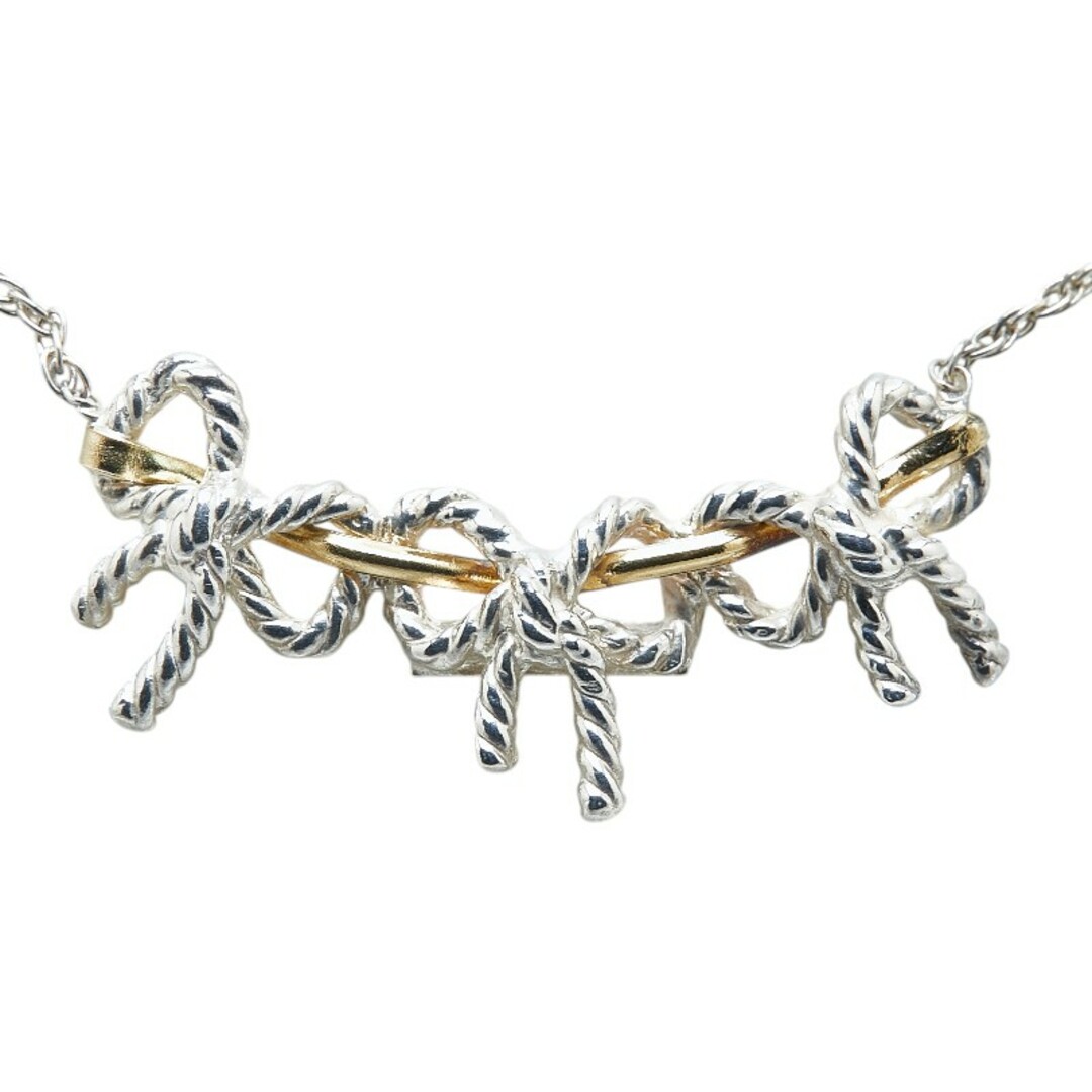 Tiffany & Co. - ティファニー トリプルリボン ネックレス SV925 Tiffany & Co. - ティファニー トリプルリボン ネックレス SV925