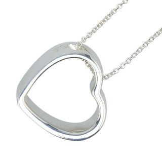 ティファニー(Tiffany & Co.)の美品 ティファニー ジオメトリック オープンハート ネックレス SV925 シルバー レディース TIFFANY&Co. 【1-0192175】(ネックレス)