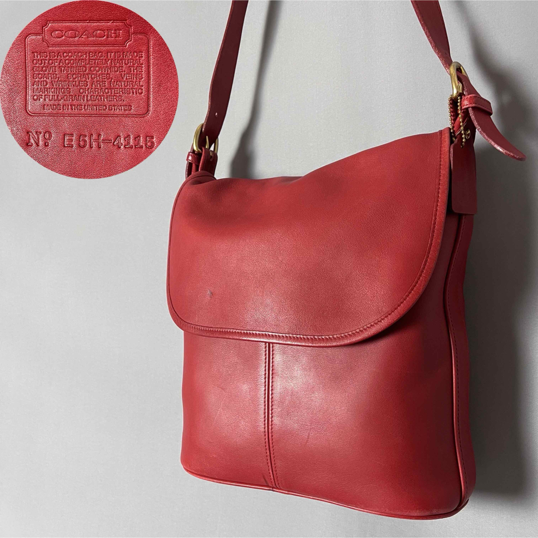 COACH - オールドコーチ ショルダーバッグ グラブタンレザー COACH - オールドコーチ ショルダーバッグ グラブタンレザー