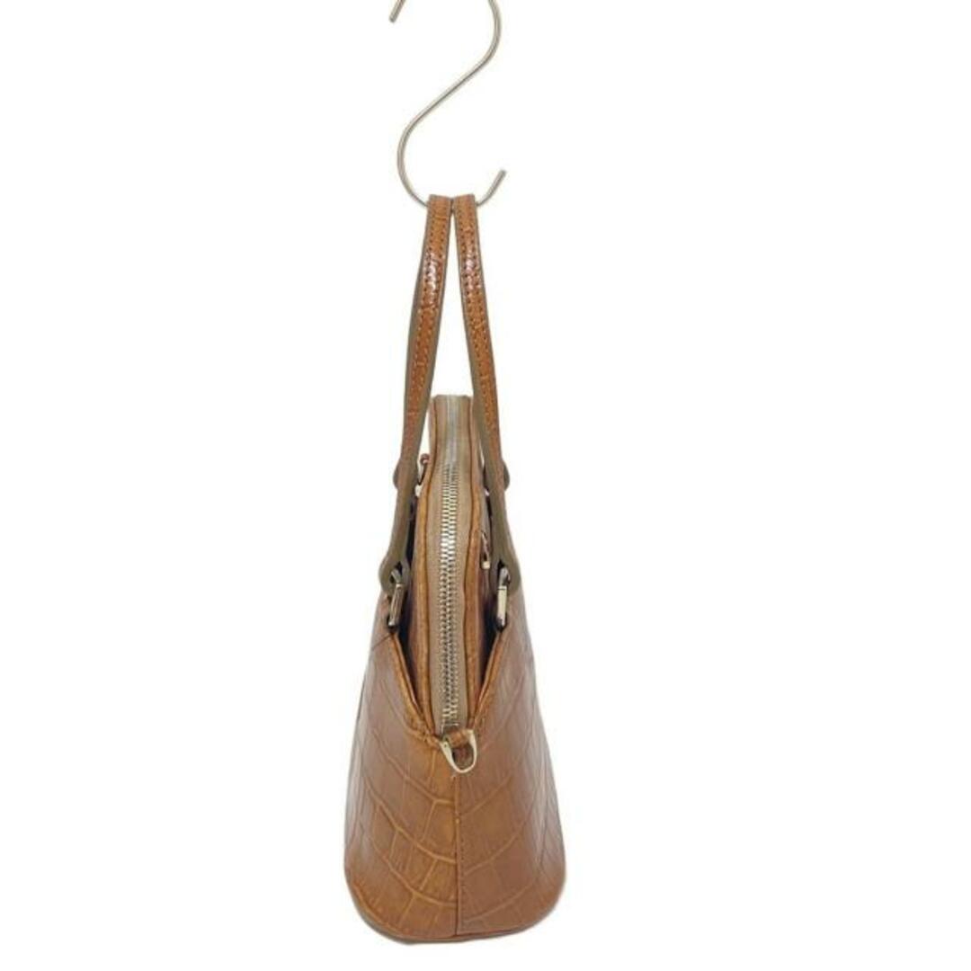 FOXEY - FOXEY(フォクシー) ハンドバッグ - ブラウン 型押し加工 FOXEY - FOXEY(フォクシー) ハンドバッグ - ブラウン 型押し加工