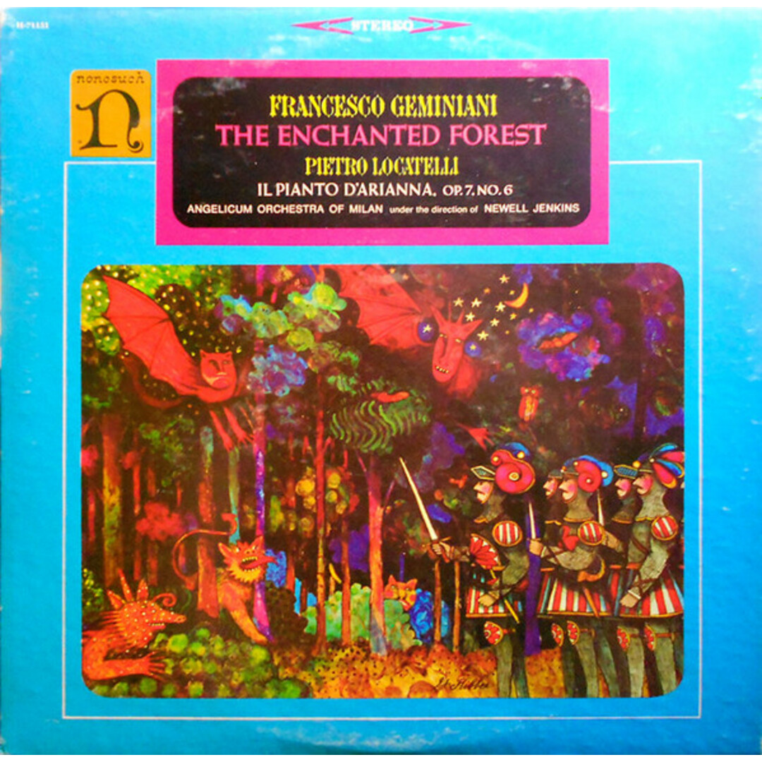 米LP Francesco Geminiani - Pietro L The Enchanted Forest / Il Pianta DArianna, Op. 7, N H71151 NONESUCH /00260 エンタメ/ホビーのエンタメ その他(その他)の商品写真