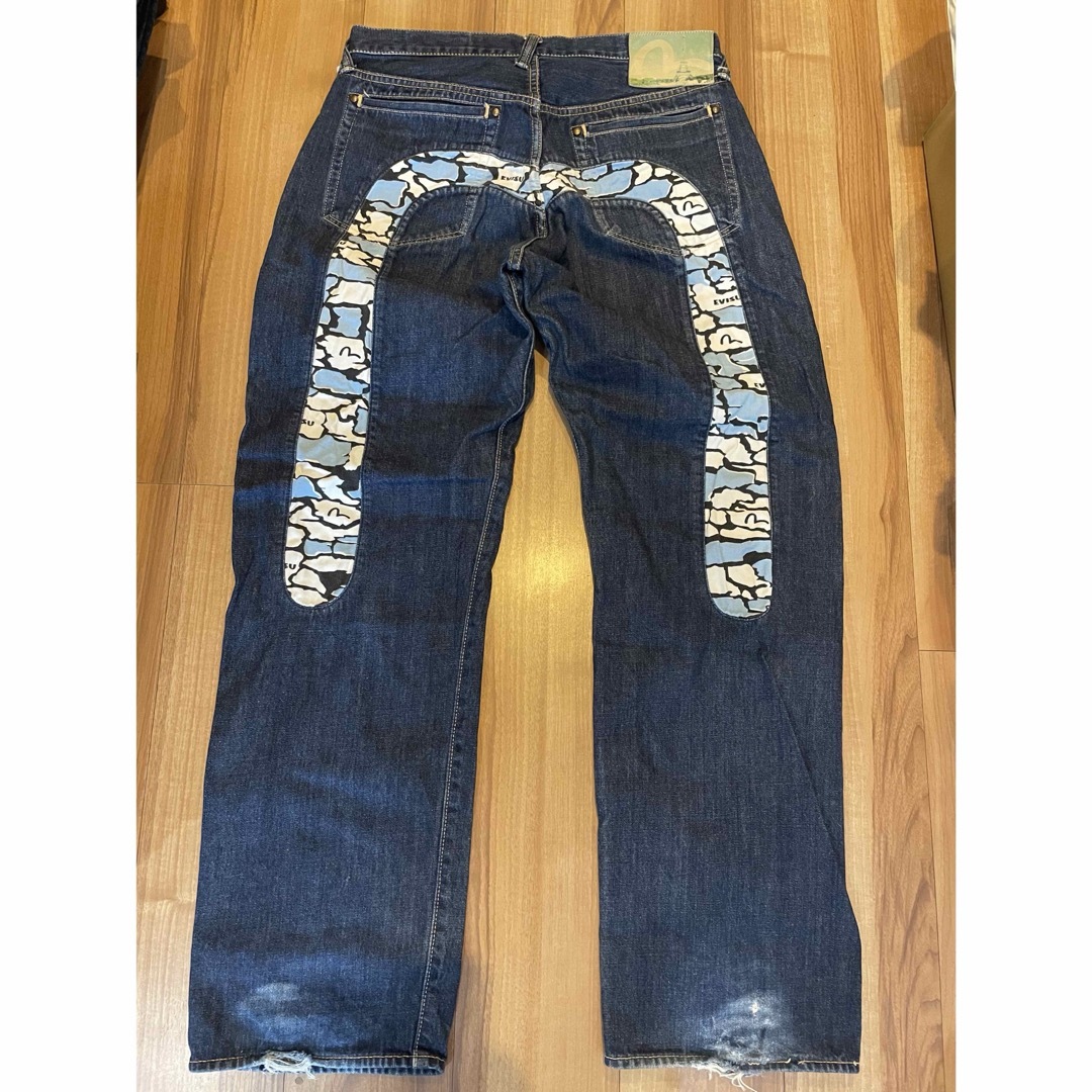EVISU - サイズ34 石垣迷彩 パリ出店記念 大黒 赤耳 エヴィス EVISU - サイズ34 石垣迷彩 パリ出店記念 大黒 赤耳 エヴィス