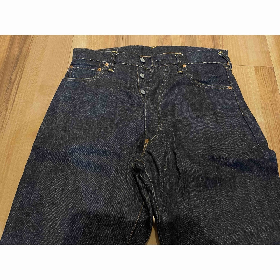 EVISU - サイズ34 未使用 紫カモメ 2001 赤耳 エヴィス エビスの EVISU - サイズ34 未使用 紫カモメ 2001 赤耳 エヴィス エビスの