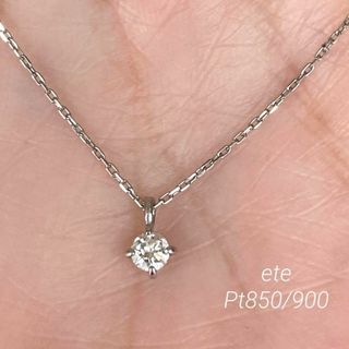 ete - ete K18YG カーヴィーライン ネックレス イエローゴールド ete - ete K18YG カーヴィーライン ネックレス イエローゴールド