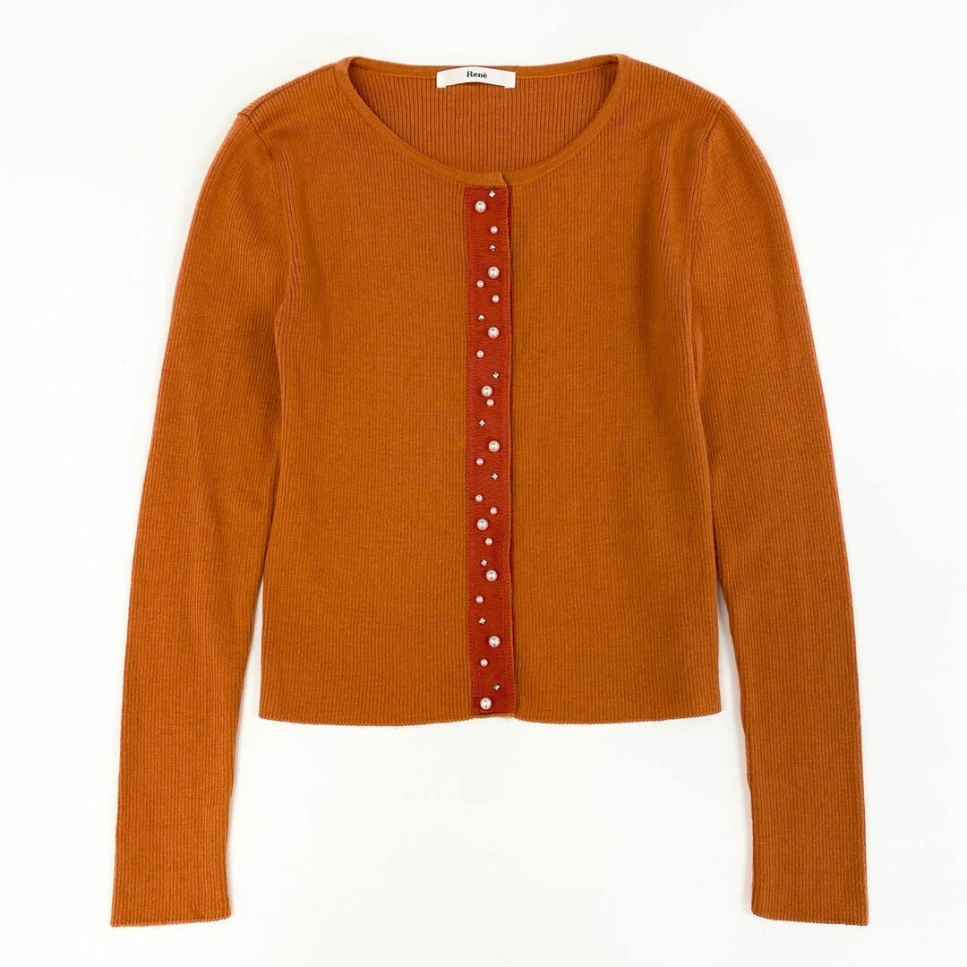René - 29d11 《美品》 Rene ルネ パールビジュー ニット René - 29d11 《美品》 Rene ルネ パールビジュー ニット