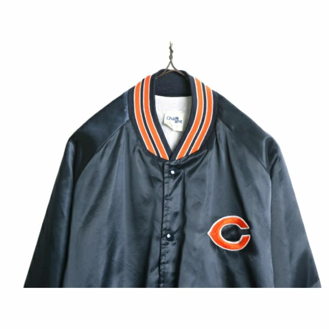 80s USA製 NFL オフィシャル ベアーズ ナイロン サテン 80s USA製 NFL オフィシャル ベアーズ ナイロン サテン