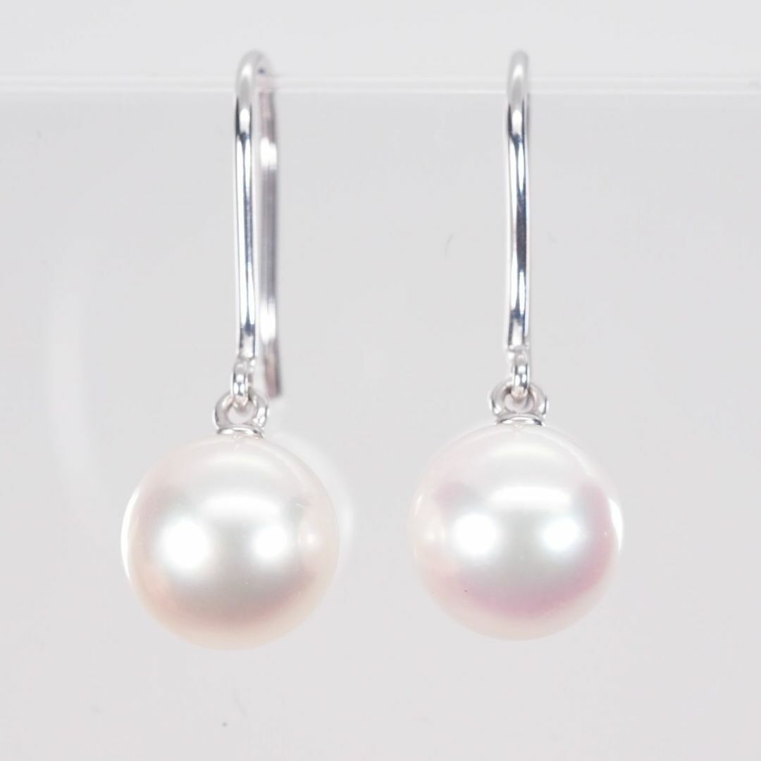 MIKIMOTO - 美品 ミキモト K18WG あこや 7.9mm パール ピアス MIKIMOTO - 美品 ミキモト K18WG あこや 7.9mm パール ピアス