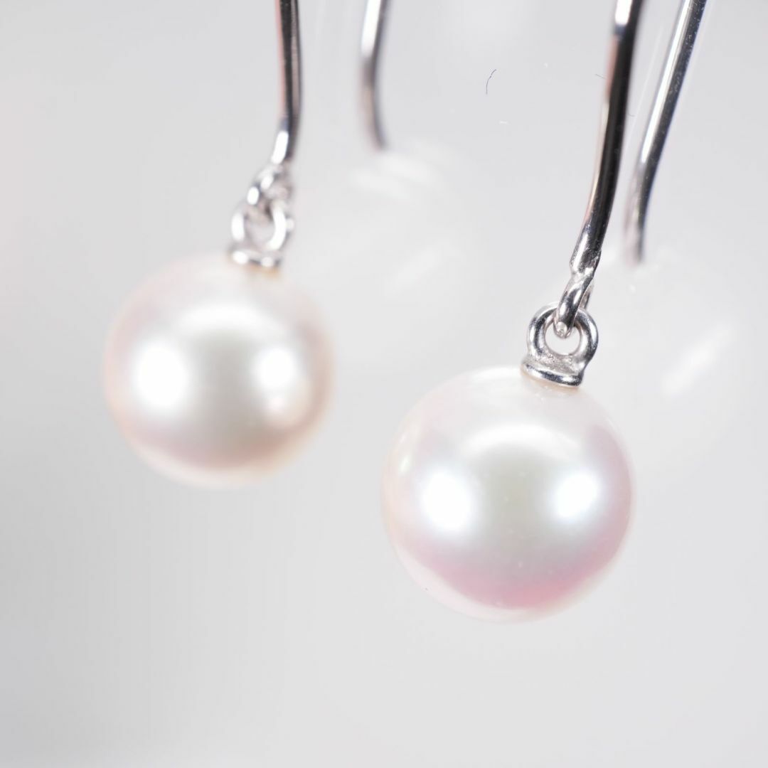 MIKIMOTO - 美品 ミキモト K18WG あこや 7.9mm パール ピアス MIKIMOTO - 美品 ミキモト K18WG あこや 7.9mm パール ピアス