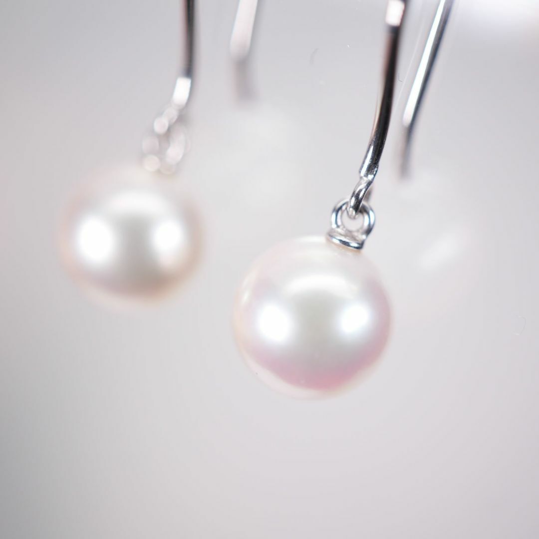 MIKIMOTO - 美品 ミキモト K18WG あこや 7.9mm パール ピアス MIKIMOTO - 美品 ミキモト K18WG あこや 7.9mm パール ピアス