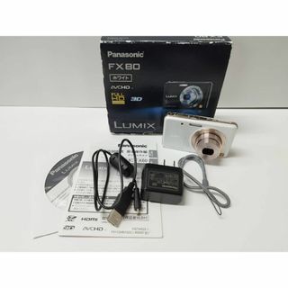 Panasonic - Panasonic LUMIX DMC-FX80 デジタルカメラ/ホワイト Panasonic - Panasonic LUMIX DMC-FX80 デジタルカメラ/ホワイト