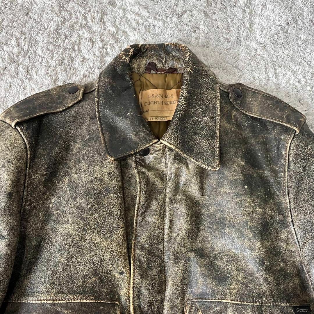 schott - Schott ショット A-2 ヴィンテージ キルティング schott - Schott ショット A-2 ヴィンテージ キルティング