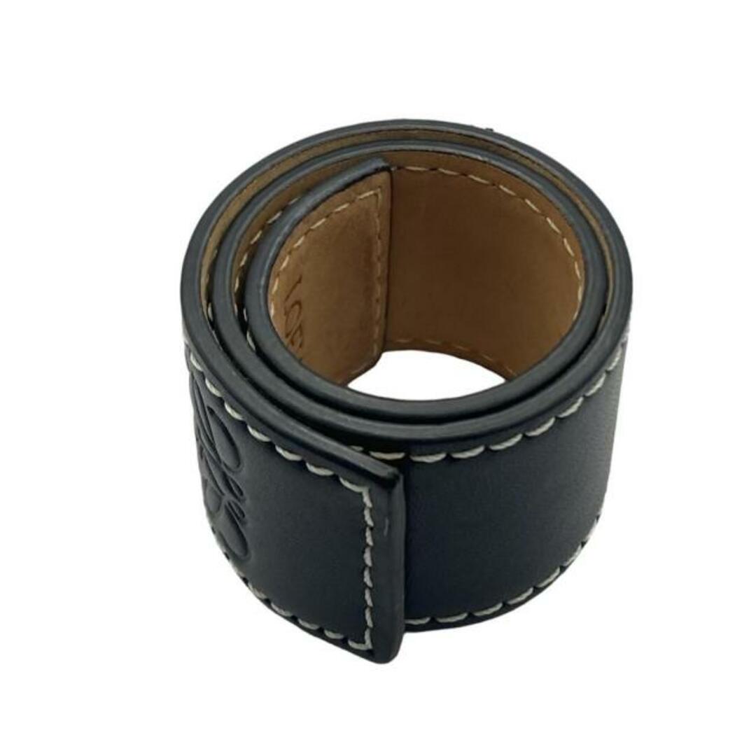 LOEWE - LOEWE(ロエベ) ブレスレット美品 - レザー 黒の通販 by LOEWE - LOEWE(ロエベ) ブレスレット美品 - レザー 黒の通販 by