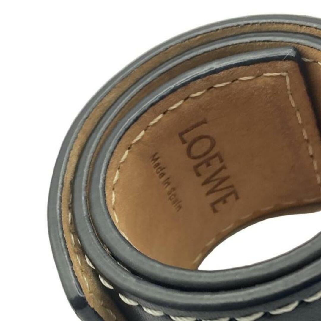 LOEWE - LOEWE(ロエベ) ブレスレット美品 - レザー 黒の通販 by LOEWE - LOEWE(ロエベ) ブレスレット美品 - レザー 黒の通販 by
