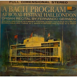 米LP Johann Sebastian Bach, Fernand A Bach Program At The Royal Festival Hall SG7225 Capitol Records /00260(その他)