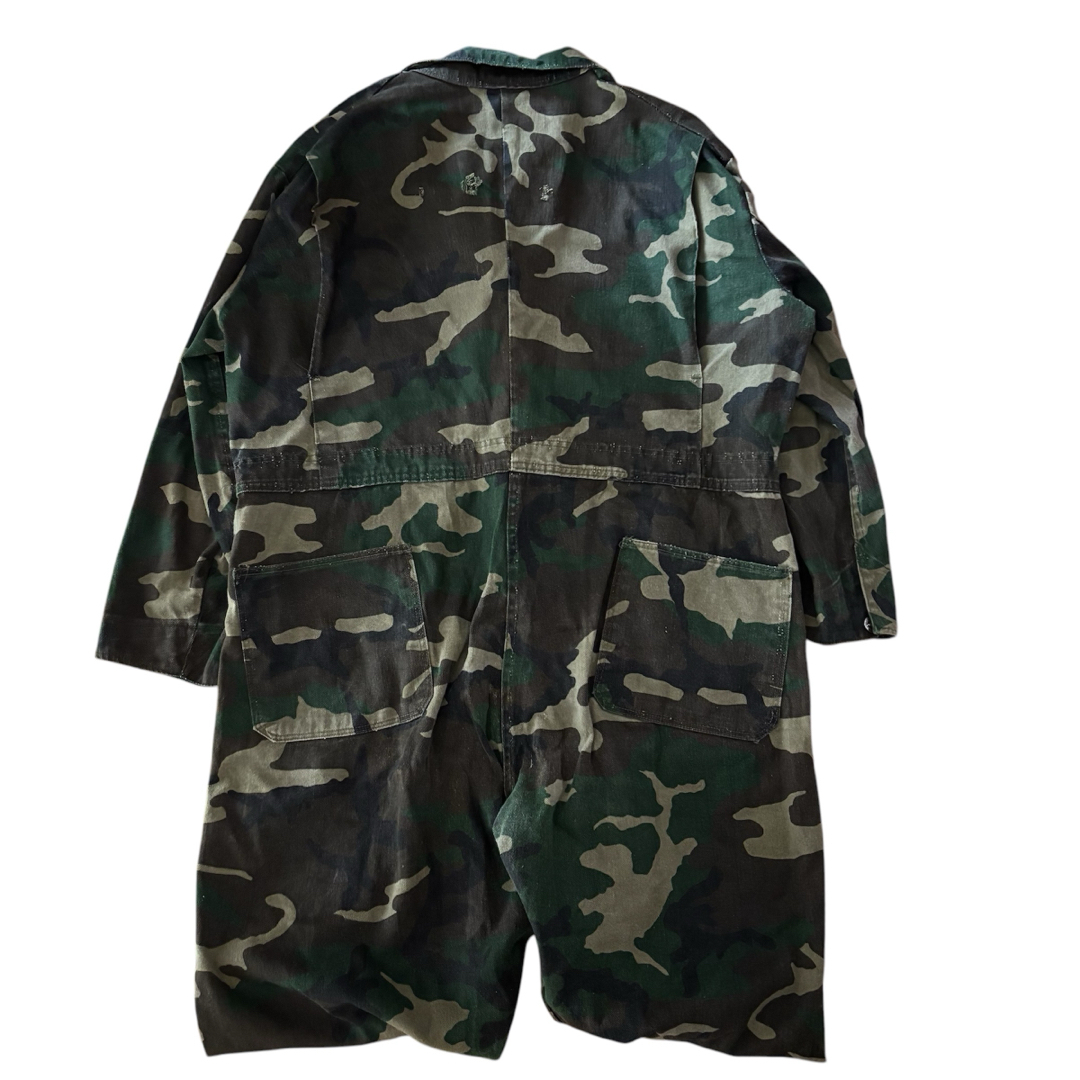MILITARY - vintage 60s〜 カモフラ オールインワン ツナギ 迷彩 MILITARY - vintage 60s〜 カモフラ オールインワン ツナギ 迷彩