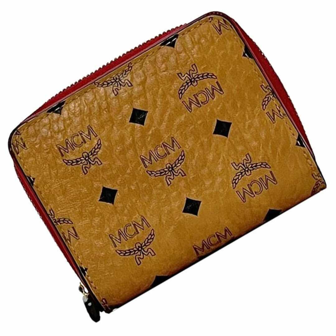 MCM - エムシーエム 二つ折り 財布 ec-22820 キャメル ブラウン MCM - エムシーエム 二つ折り 財布 ec-22820 キャメル ブラウン
