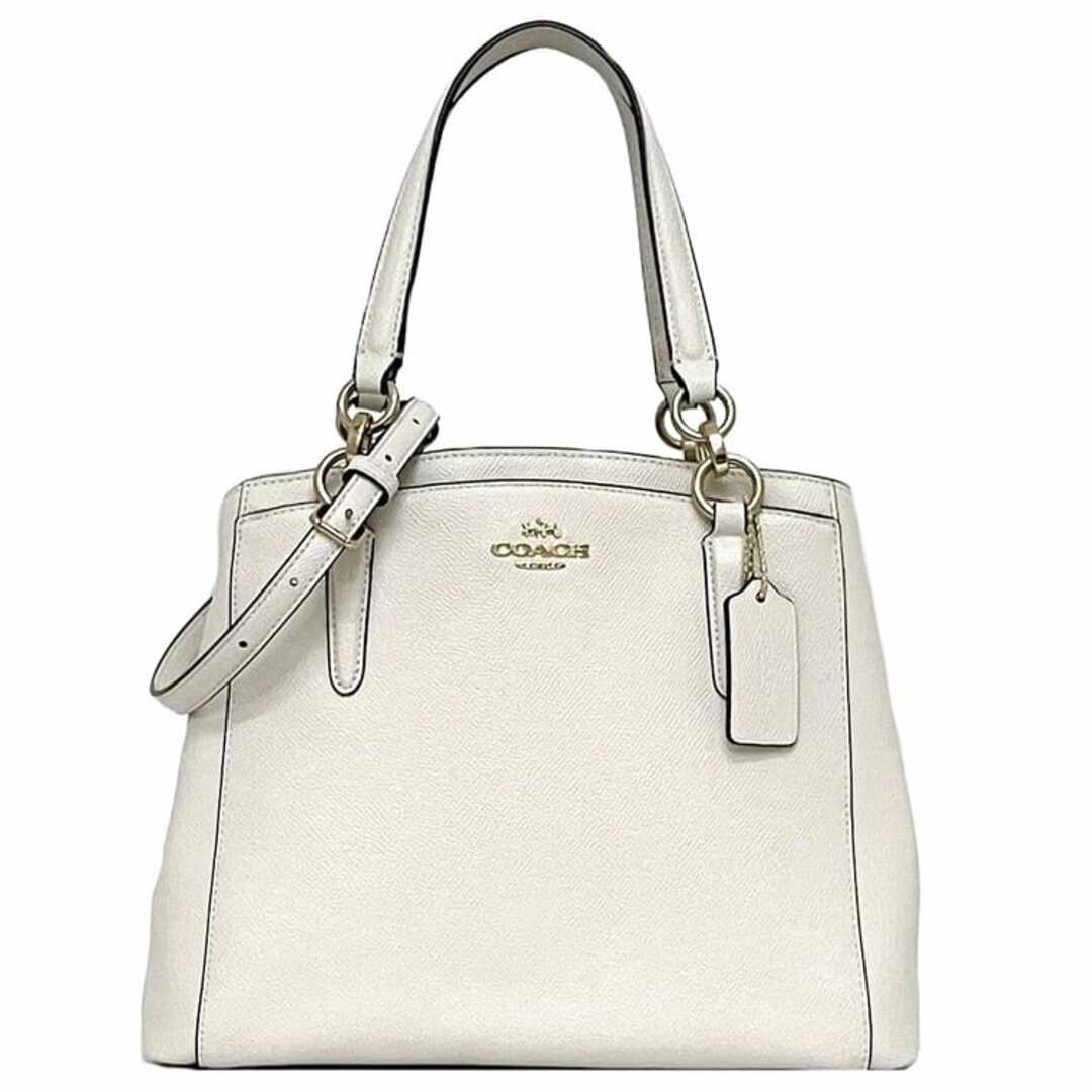 COACH - コーチ 2way バッグ ec-22831 ホワイト F57843 美品 COACH - コーチ 2way バッグ ec-22831 ホワイト F57843 美品