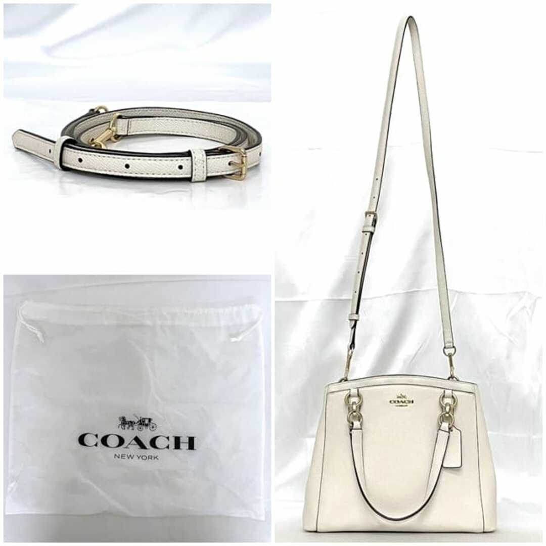 COACH - コーチ 2way バッグ ec-22831 ホワイト F57843 美品 COACH - コーチ 2way バッグ ec-22831 ホワイト F57843 美品