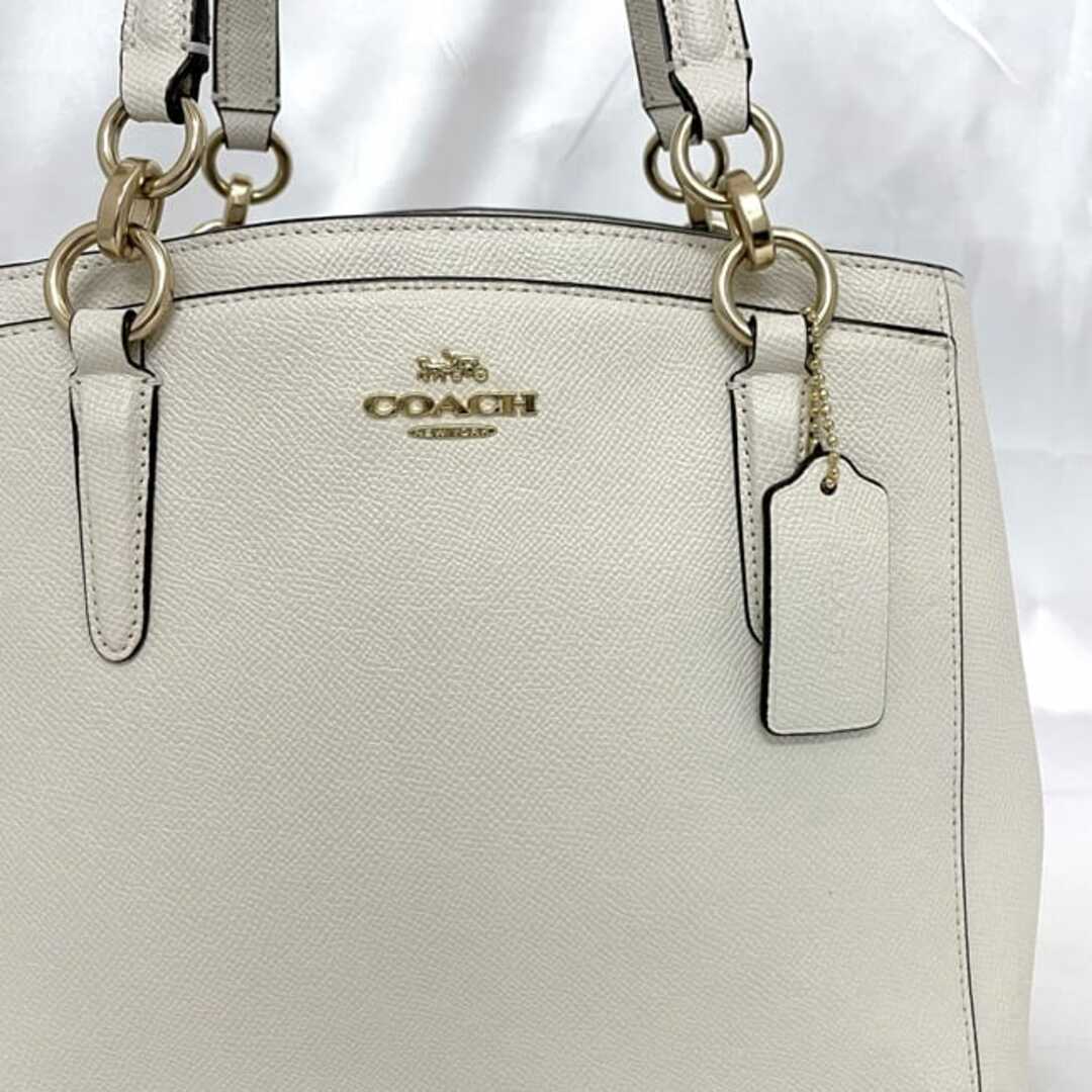 COACH - コーチ 2way バッグ ec-22831 ホワイト F57843 美品 COACH - コーチ 2way バッグ ec-22831 ホワイト F57843 美品
