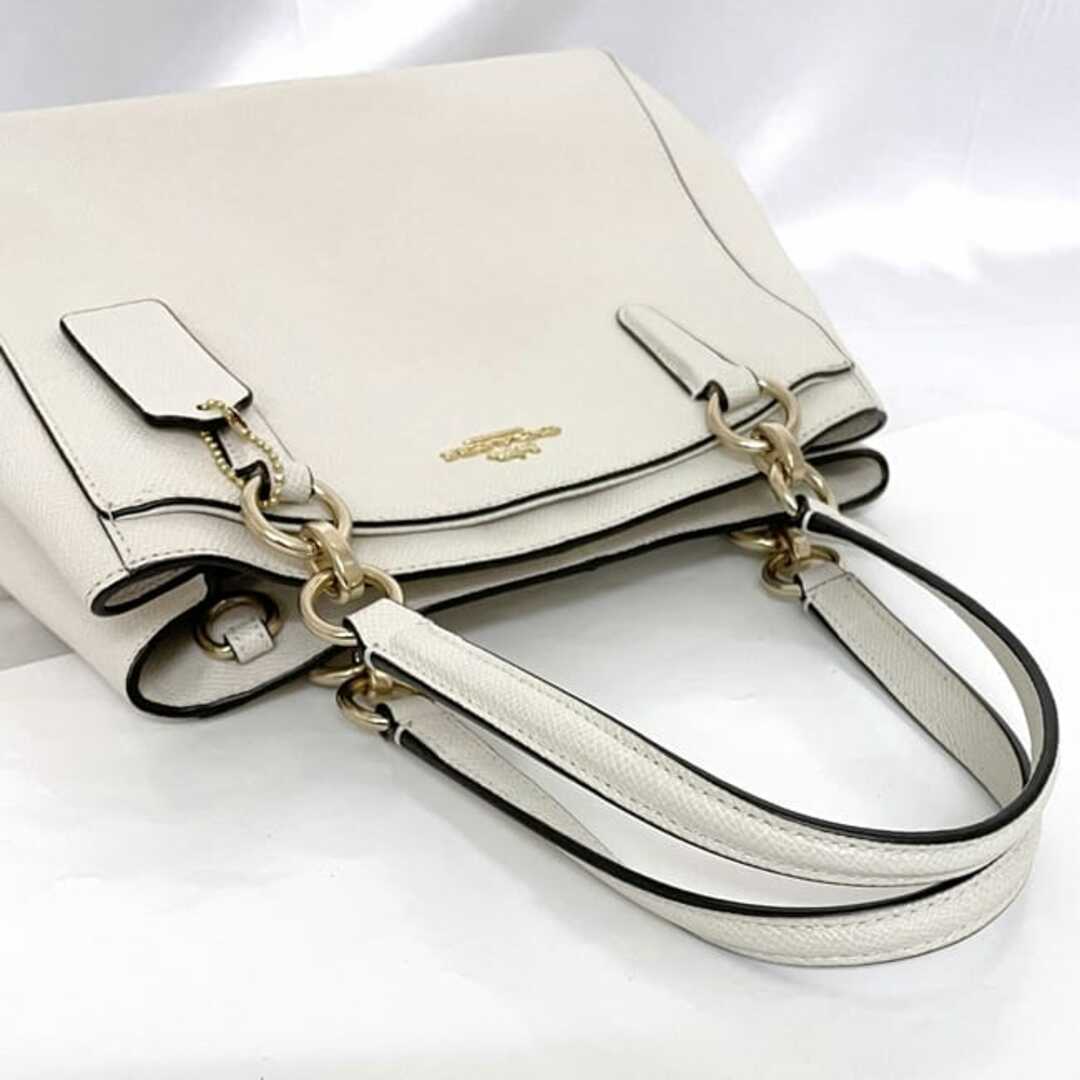 COACH - コーチ 2way バッグ ec-22831 ホワイト F57843 美品 COACH - コーチ 2way バッグ ec-22831 ホワイト F57843 美品