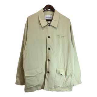 Norm Thompson ノーム・トンプソン シルクジャケット ベージュ(メンズ XL)中古 古着 T7500