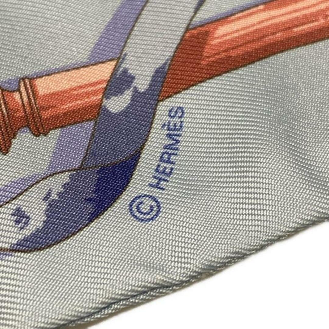HERMES - HERMES(エルメス) スカーフ ツイリー ライトブルー HERMES - HERMES(エルメス) スカーフ ツイリー ライトブルー