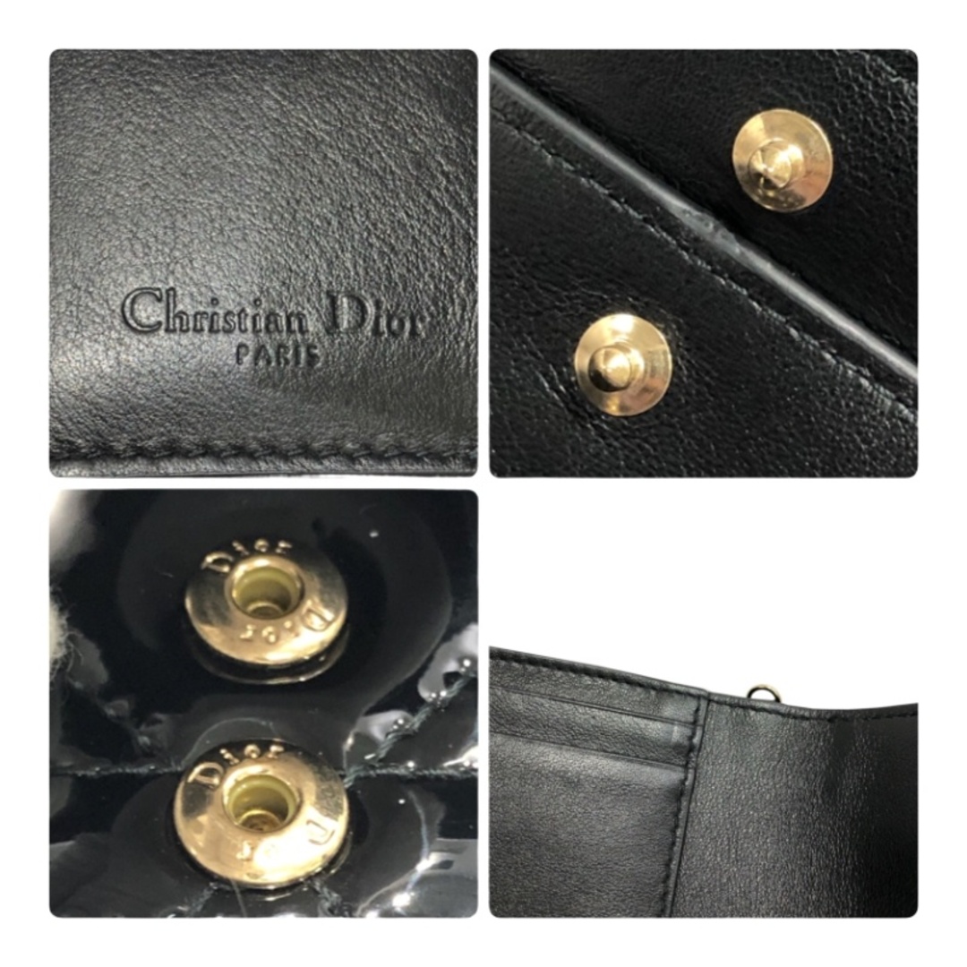 Christian Dior - Christian Dior Lady Dior Lotus ウォレット Christian Dior - Christian Dior Lady Dior Lotus ウォレット