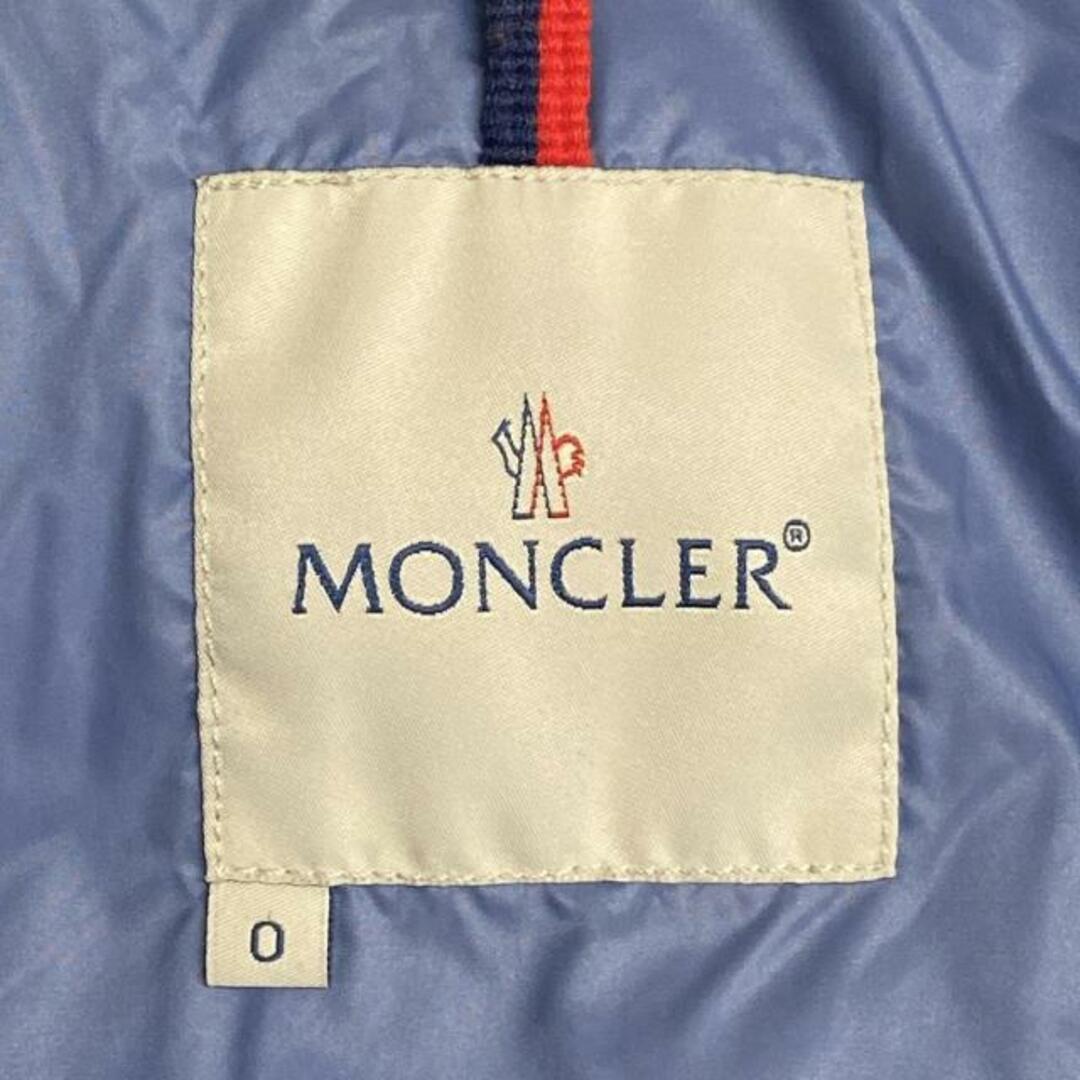 MONCLER - MONCLER(モンクレール) ダウンジャケット サイズ0 XS MONCLER - MONCLER(モンクレール) ダウンジャケット サイズ0 XS