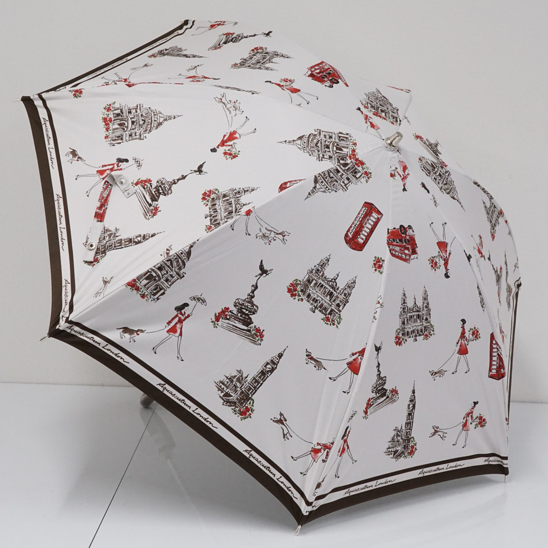 AQUA SCUTUM - 晴雨兼用日傘 Aquascutum アクアスキュータム AQUA SCUTUM - 晴雨兼用日傘 Aquascutum アクアスキュータム