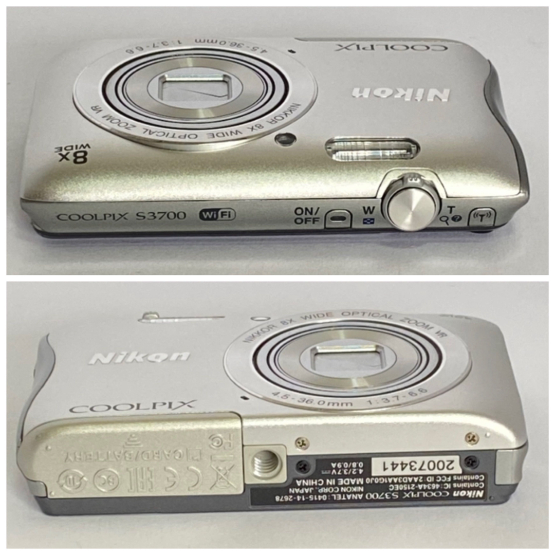 Nikon - 【美品】Nikon COOLPIX S3700 ニコン デジカメ SDカード Nikon - 【美品】Nikon COOLPIX S3700 ニコン デジカメ SDカード