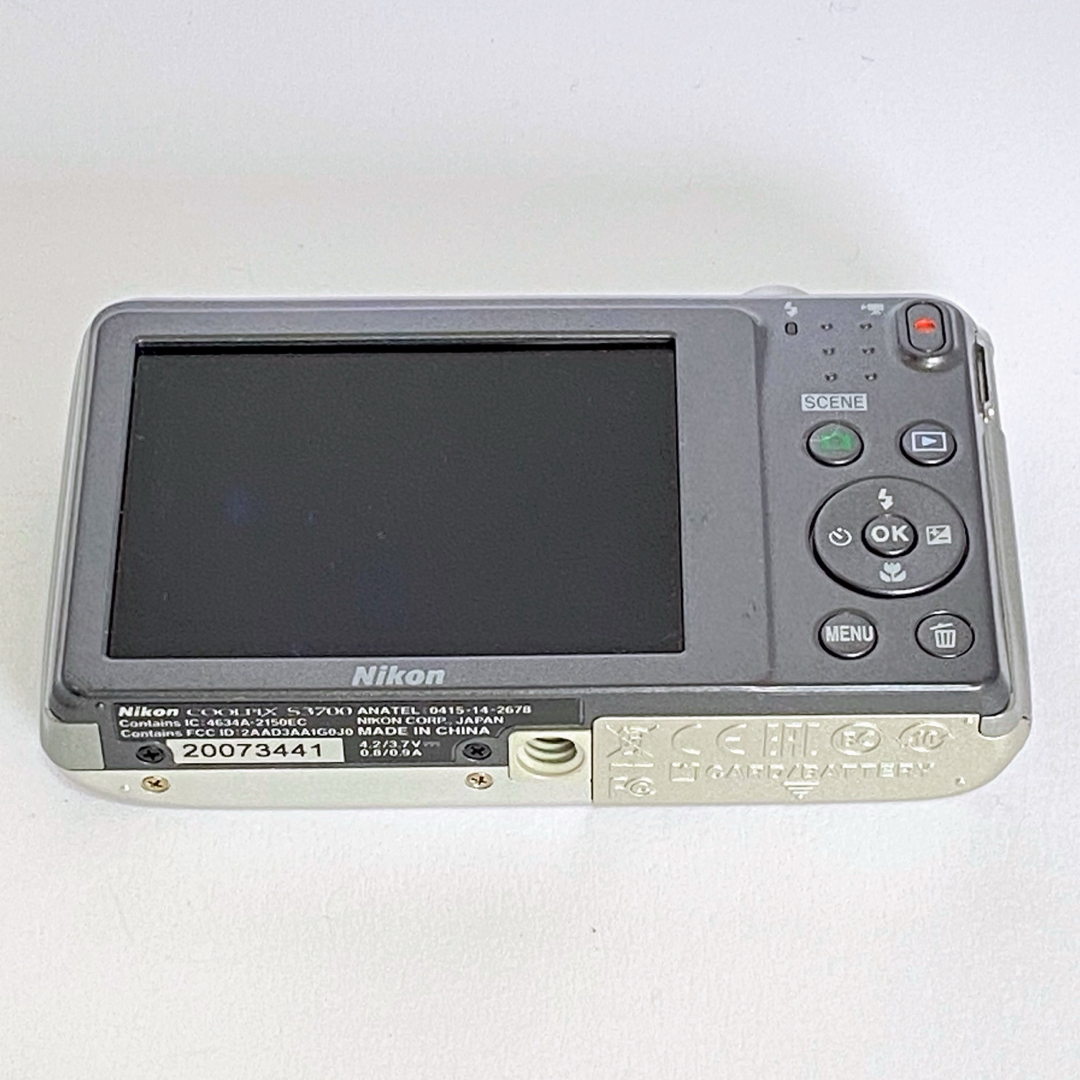 Nikon - 【美品】Nikon COOLPIX S3700 ニコン デジカメ SDカード Nikon - 【美品】Nikon COOLPIX S3700 ニコン デジカメ SDカード