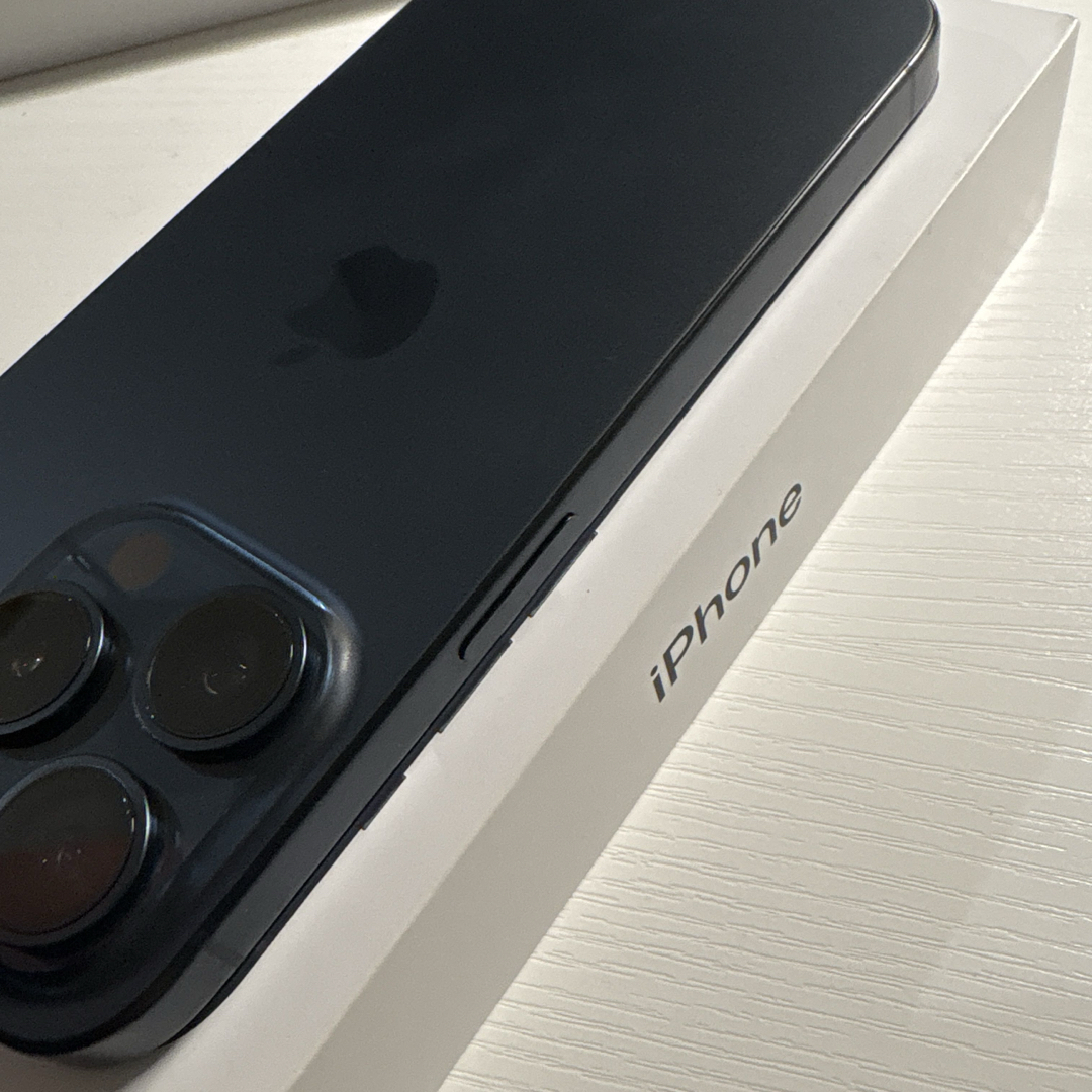 iPhone - iPhone 15 Pro 128GB ブルーチタニウム SIMフリー 極美 iPhone - iPhone 15 Pro 128GB ブルーチタニウム SIMフリー 極美
