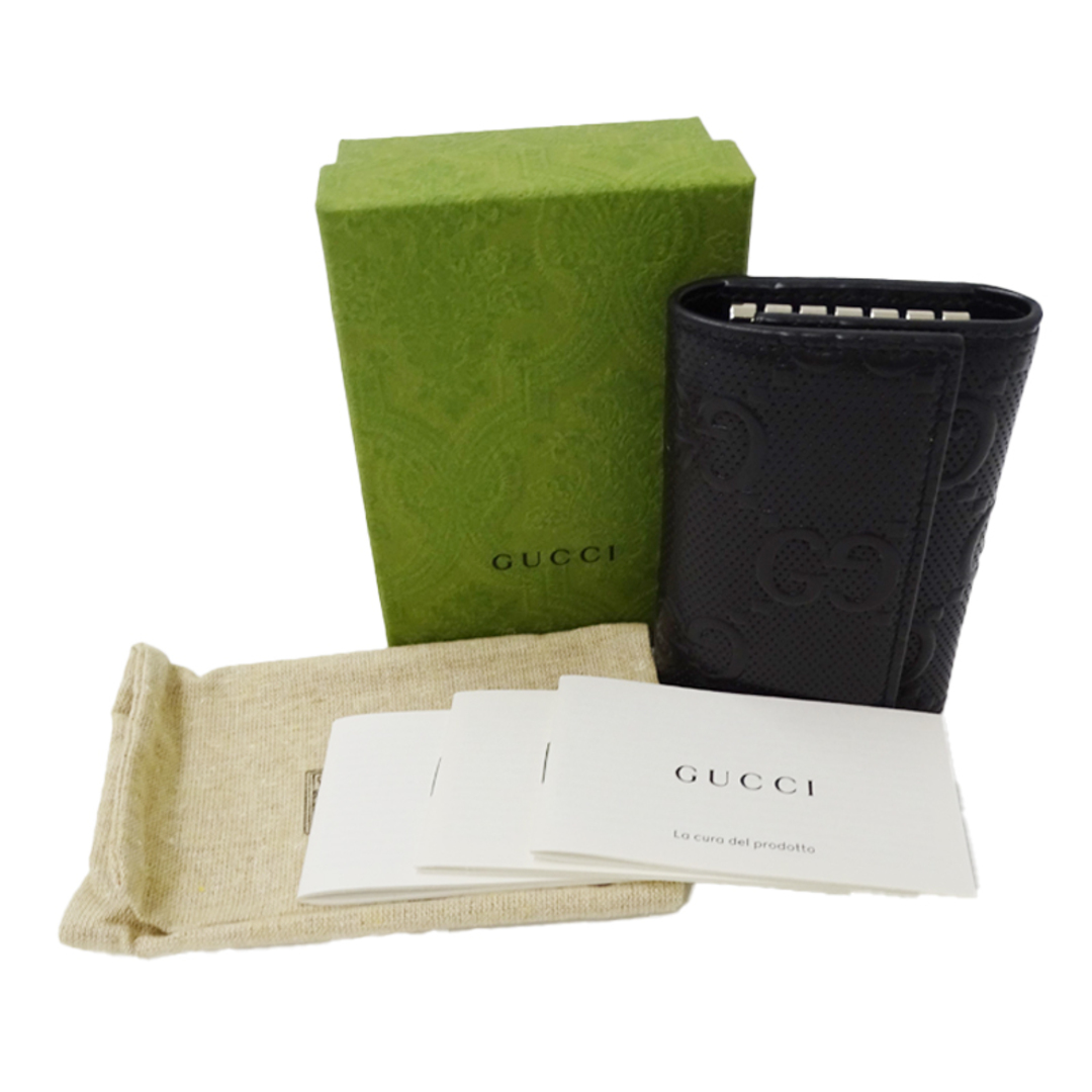 GUCCI - グッチ GUCCI キーケース メンズ ブランド GGエンボス GUCCI - グッチ GUCCI キーケース メンズ ブランド GGエンボス