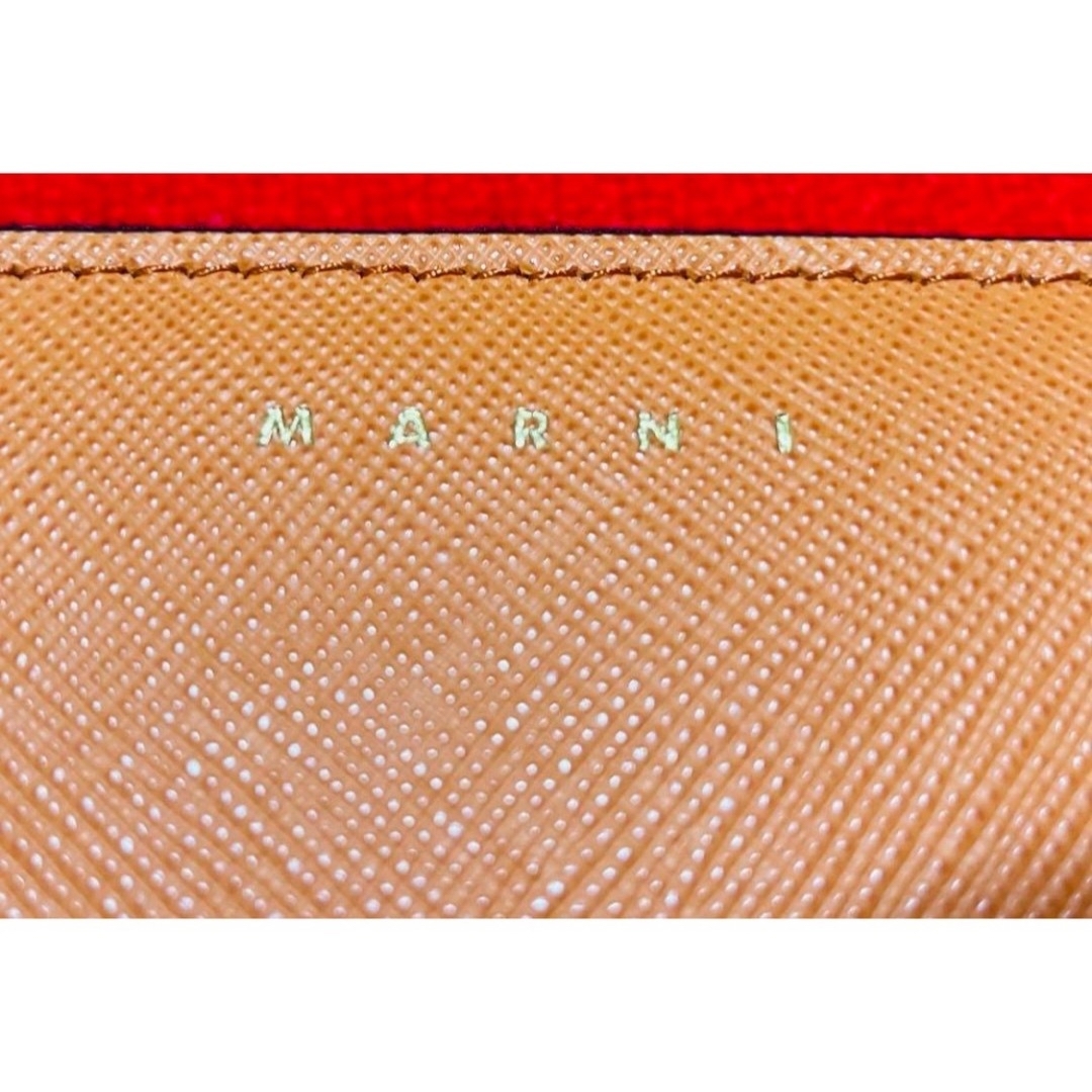 MARNI - 定価¥93500.新品本物】 MARNI マルニ 財布 オレンジ MARNI - 定価¥93500.新品本物】 MARNI マルニ 財布 オレンジ