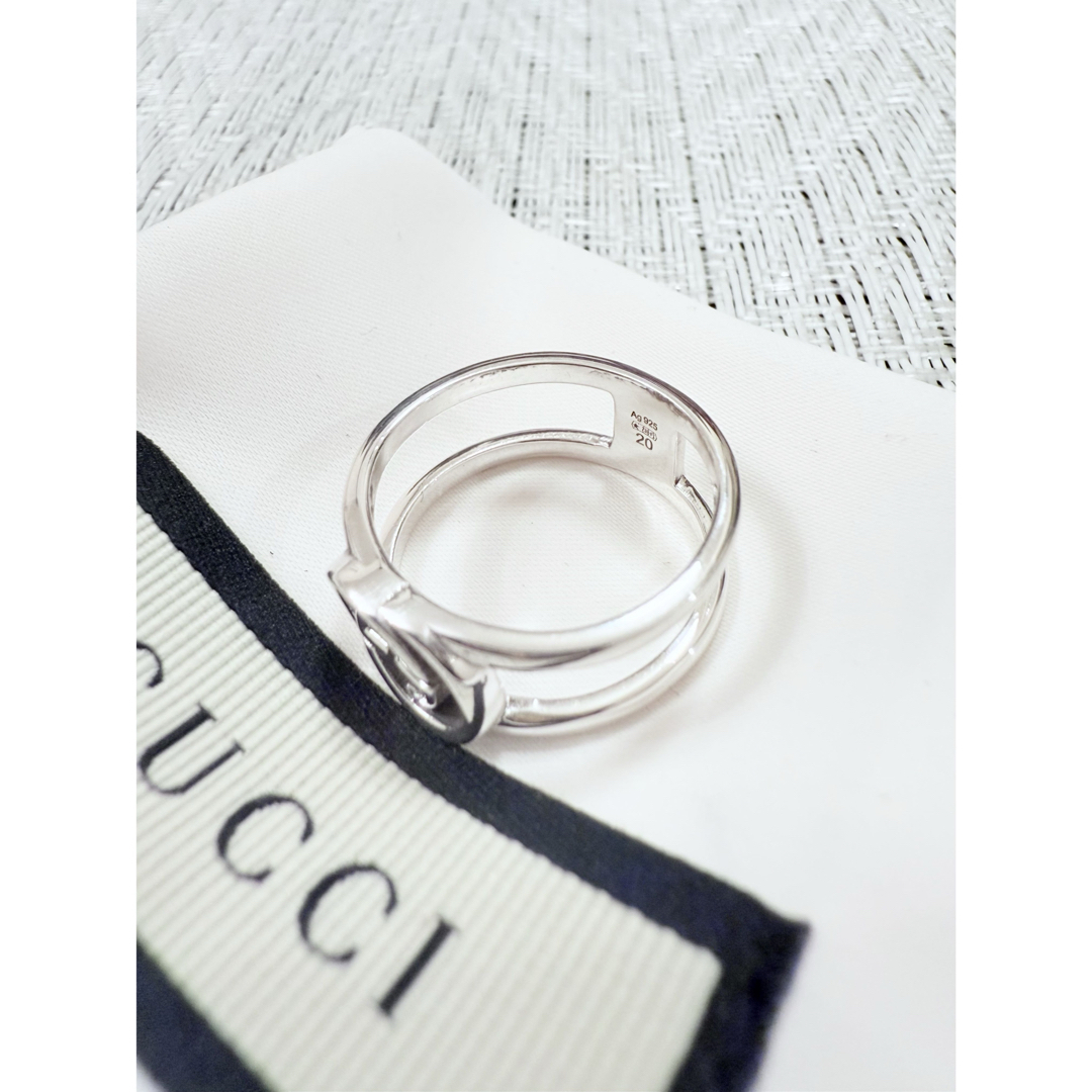 GUCCI - グッチ インターロッキングG ワイド リング 表記サイズ GUCCI - グッチ インターロッキングG ワイド リング 表記サイズ
