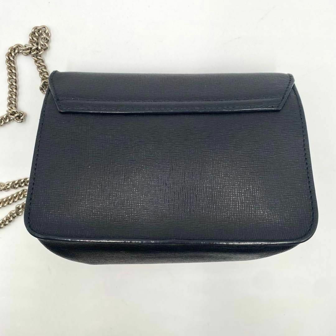 FURLA - FURLA メトロポリス ショルダーバッグ チェーン レザー FURLA - FURLA メトロポリス ショルダーバッグ チェーン レザー