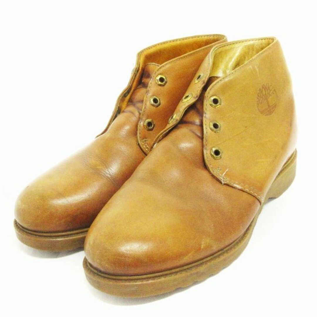 Timberland - ティンバーランド 80s 90s 紐なし レザー チャッカ Timberland - ティンバーランド 80s 90s 紐なし レザー チャッカ