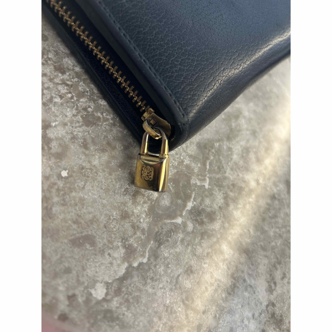 LOEWE - LOEWE 黒 長財布 ラウンドジップ アナグラム アマソナ LOEWE - LOEWE 黒 長財布 ラウンドジップ アナグラム アマソナ