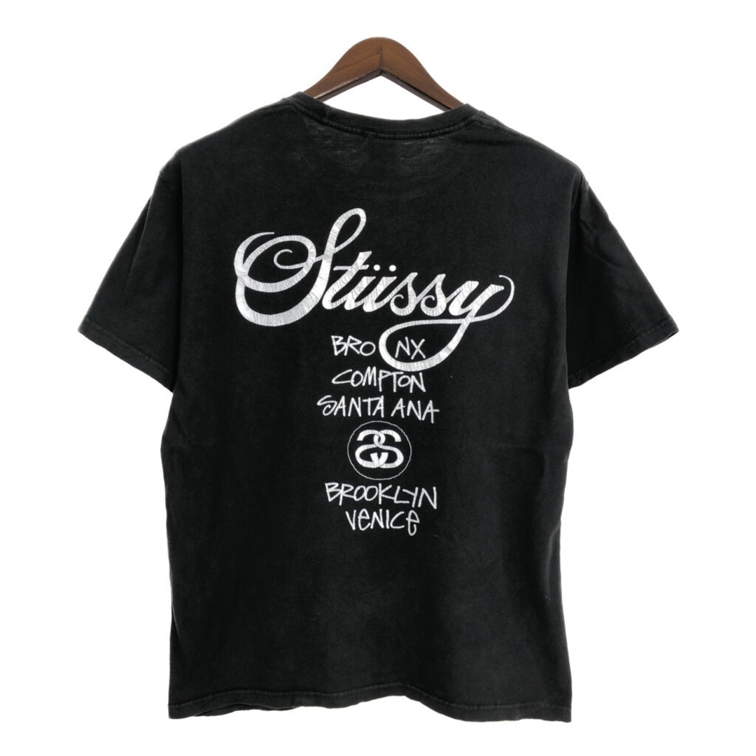STUSSY - STUSSY ステューシー 半袖Tシャツ ロゴ ブラック STUSSY - STUSSY ステューシー 半袖Tシャツ ロゴ ブラック